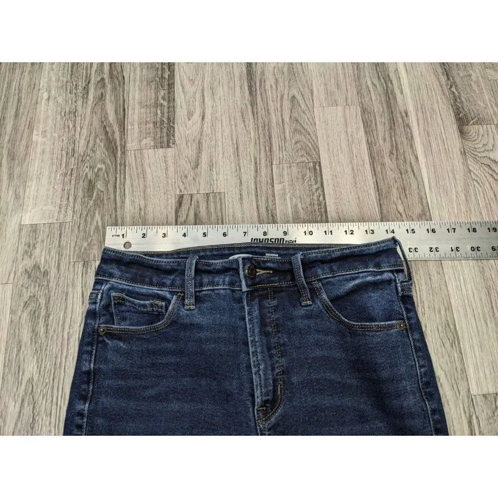 Old‎ Navy Size 6 Rockstar Skinny High Rise Pockets Distressed Blue Jeans
